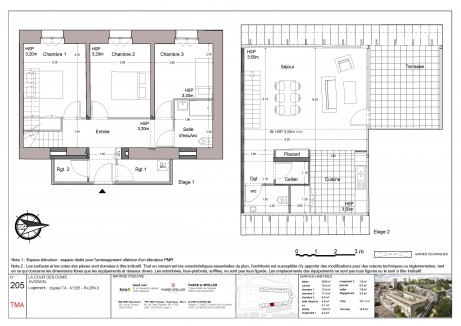 Lot 7 T4 DUPLEX - La cour des doms