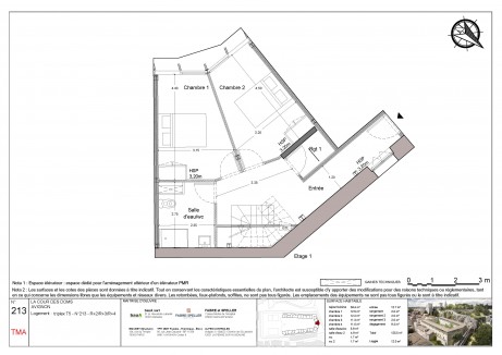 Lot 9 T5 TRIPLEX - La cour des doms