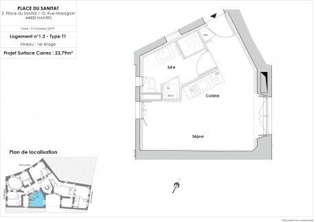 Lot 1 T1 - LES ROTONDES SAINT-GABRIEL