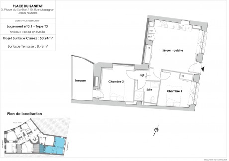 Lot 2 T3 - LES ROTONDES SAINT-GABRIEL