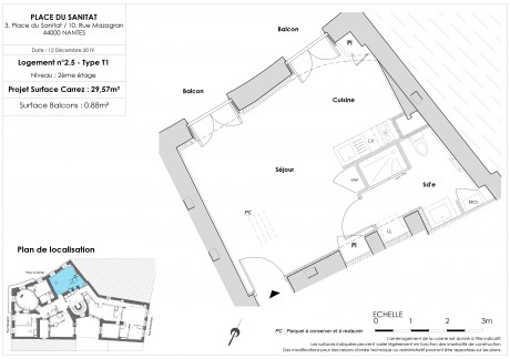 Lot 8 T1 - LES ROTONDES SAINT-GABRIEL