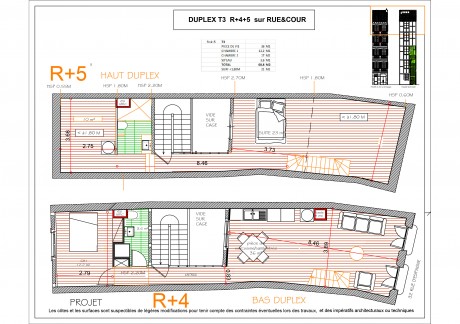 Lot 6 T3 DUPLEX - 32 RUE D'ESPAGNE BAYONNE