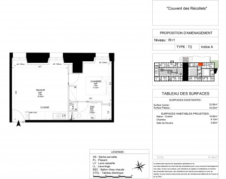 Lot 3 T2 - Couvent des Recollets