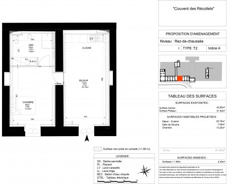 Lot 6 T2 - Couvent des Recollets