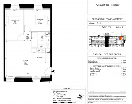 Lot 7 T3 - Couvent des Recollets