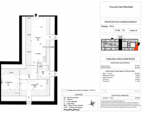 Lot 8 T3 - Couvent des Recollets