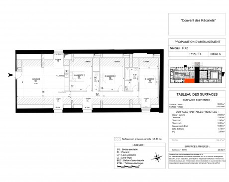 Lot 10 T4 - Couvent des Recollets