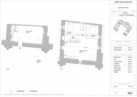 Lot 1 T4 - Abbaye de Bonlieu