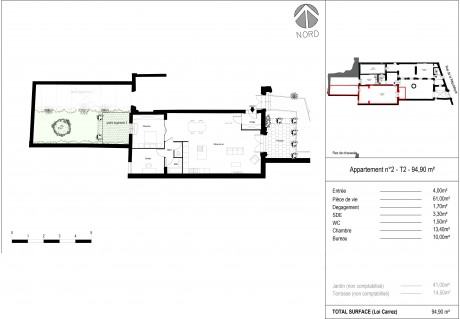 Lot 2 T3 - Rue de la République, Villeneuve-lès-Avignon