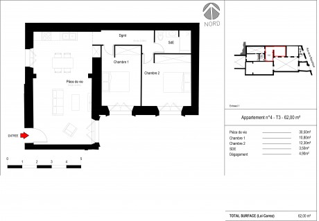 Lot 3 T3 - Rue de la République, Villeneuve-lès-Avignon