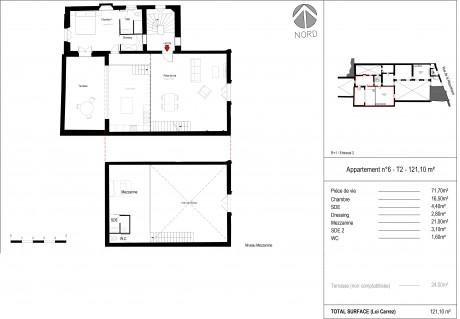 Lot 4 T2 DUPLEX - Rue de la République, Villeneuve-lès-Avignon