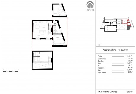 Lot 5 T3 DUPLEX - Rue de la République, Villeneuve-lès-Avignon