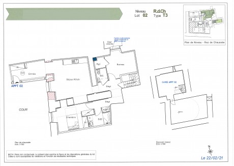 Lot 2 T3 - Résidence Sully