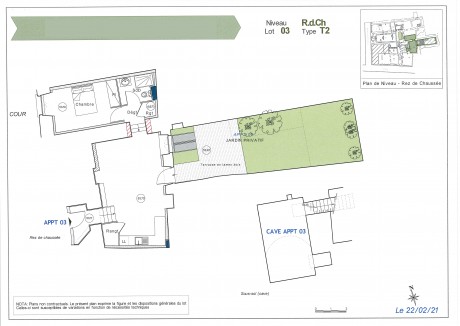 Lot 3 T2 - Résidence Sully