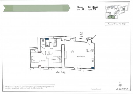 Lot 9 T3 - Résidence Sully