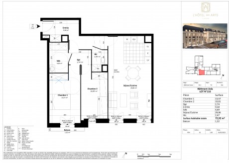 Lot 4 T3 - L'Hôtel des arts