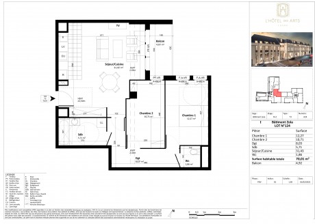 Lot 9 T3 - L'Hôtel des arts