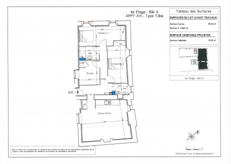 Lot 1 T3 - Résidence de l’Hôtel du Croissant