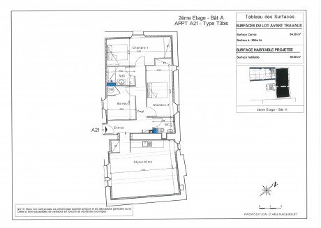 Lot 2 T3 - Résidence de l’Hôtel du Croissant