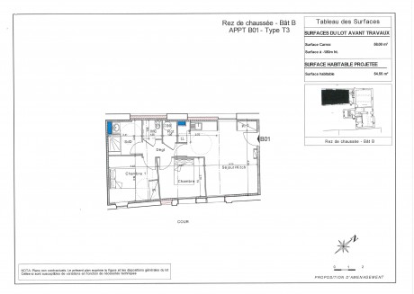 Lot 4 T3 - Résidence de l’Hôtel du Croissant