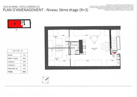 Lot 3 T3 - Hôtel Coindon