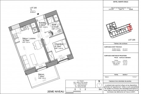 Lot 1 T2 - Ostel Sainte Odile