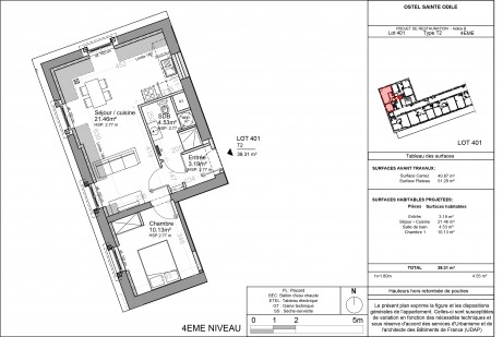 Lot 2 T2 - Ostel Sainte Odile