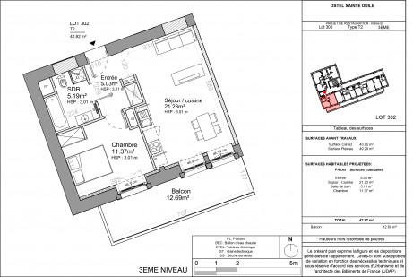 Lot 3 T2 - Ostel Sainte Odile