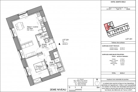 Lot 4 T2 - Ostel Sainte Odile