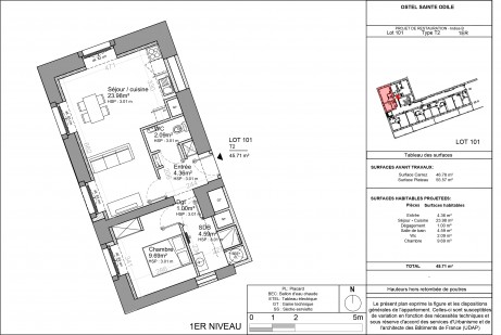 Lot 5 T2 - Ostel Sainte Odile