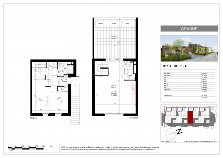 Lot 5 T3 Duplex - Opaline