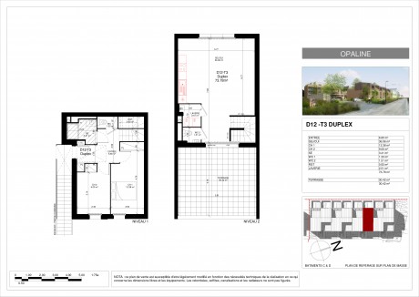 Lot 6 T3 Duplex - Opaline