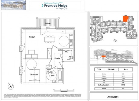 C328 T2 PMR - Front de neige