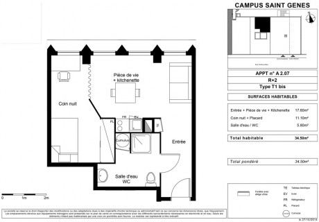 A2.07 T1 bis - Campus Saint Genès