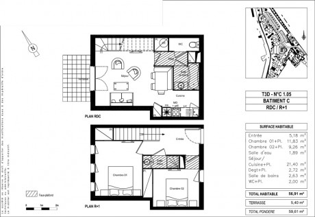 C1.05 T3 Duplex - La Bastide de Mai