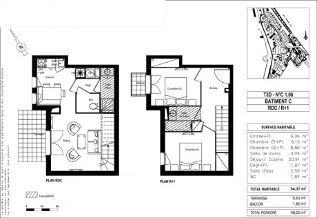 C1.06 T3 Duplex - La Bastide de Mai