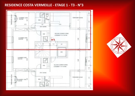 n°3 T3 - Résidence Costa Vermeille