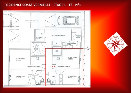 n°1 T2 - Résidence Costa Vermeille