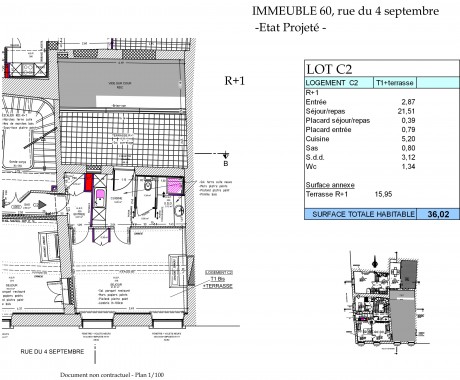 Lot C2 T1 - Rue Armagnac Septembre