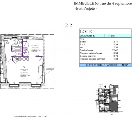 Lot E T1bis - Rue Armagnac Septembre