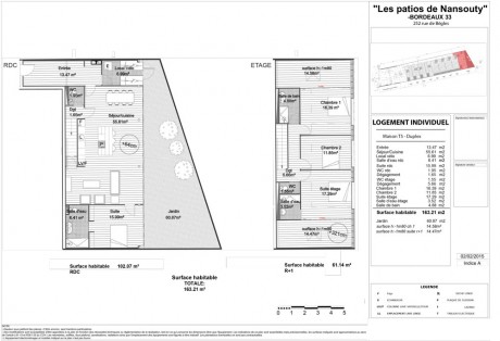 Lot MT T5 Duplex - Les Patios de Nansouty