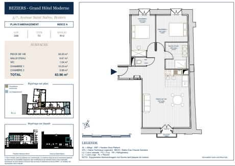 Lot D08 T3 - Grand Hôtel Moderne