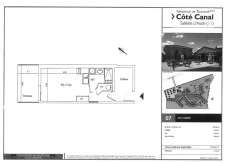 92 T1 - Odalys - Côté canal - Salleles-d'aude