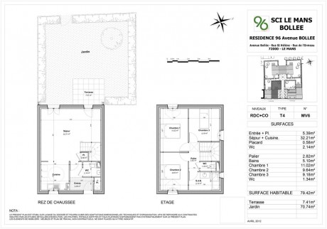 n°MV6 T4 - Quartier Bollée