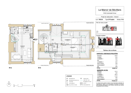 M2.04 T3Duplex - LE MANOIR DE BÉVILLIERS - LE HAVRE