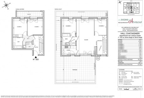 n°322 T5 Duplex - Les Jardins de Chevreloup