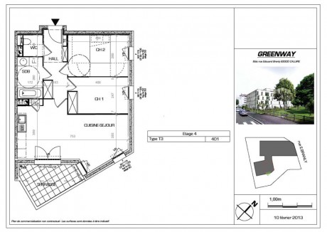 n°401 T3 - Résidence Greenway