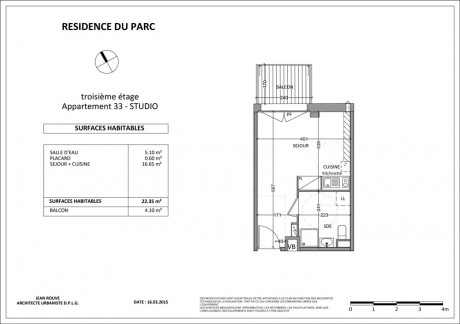 n°33 Studio - Résidence du Parc