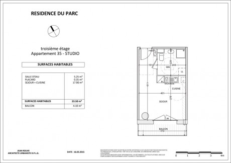 n°35 Studio - Résidence du Parc