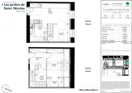 n°205 T3 Duplex - Les Jardins de Saint-Nicolas